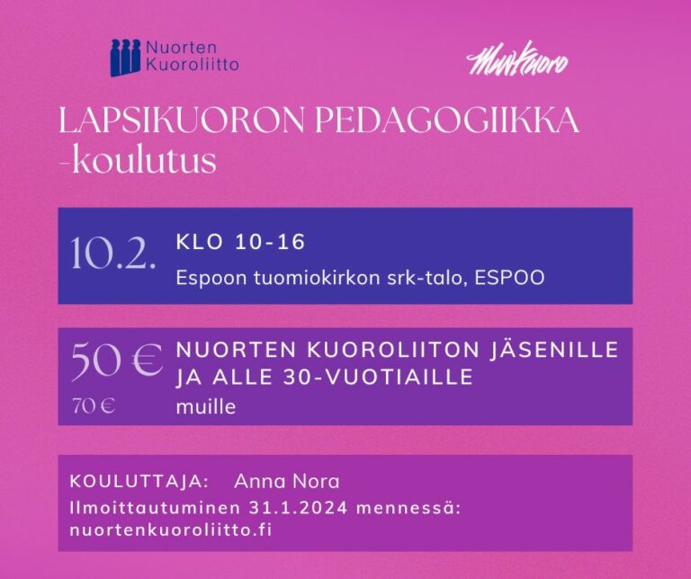 Mainos koulutuksesta